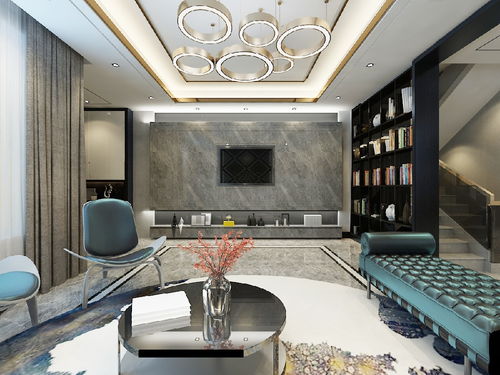 300㎡現代簡約別墅 | 港式輕奢風個性化豪宅實景賞析