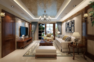 2016年兩款新大戶型歐式風格裝修案例 輕奢典雅，住宅室內裝飾裝修