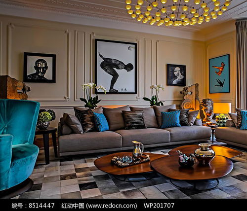 倫敦高端住宅客廳的設(shè)計與裝飾藝術(shù)